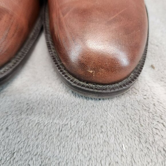 Clarks Shoes Womens Size 7.5 Brown Leather Chelsea Boots *Read* - Picture 4 of 13